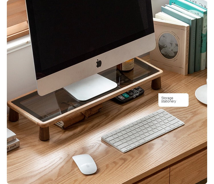 Solid Rubberwood, Oak Solid Wood Office Table Bracket
