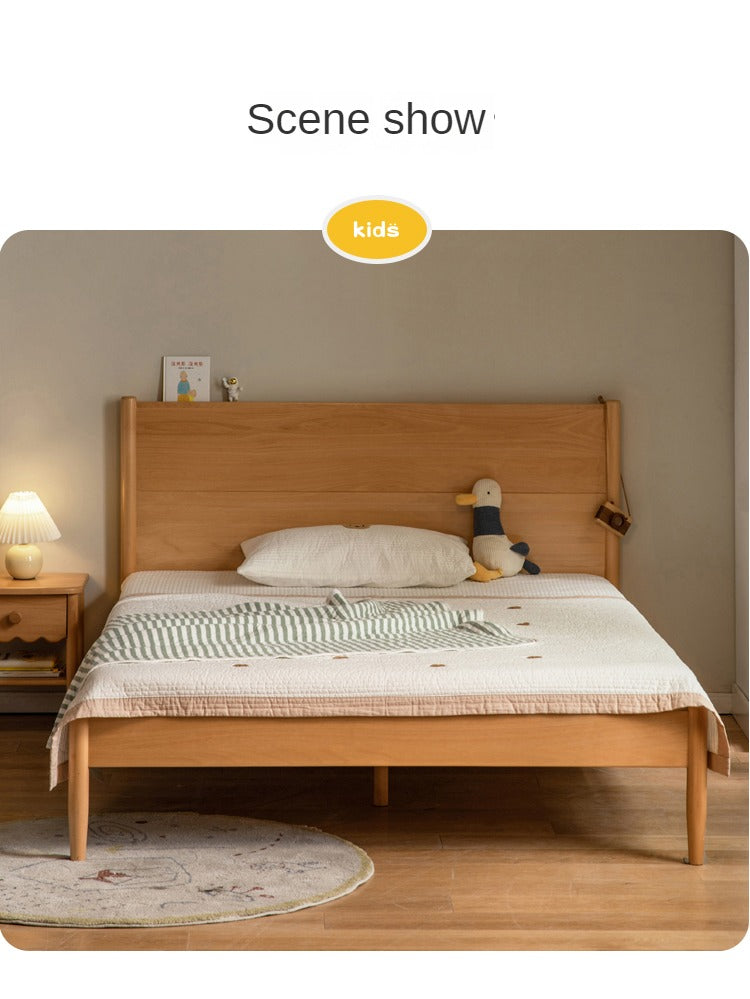 Beech Solid Wood Children's Soft Single Bed