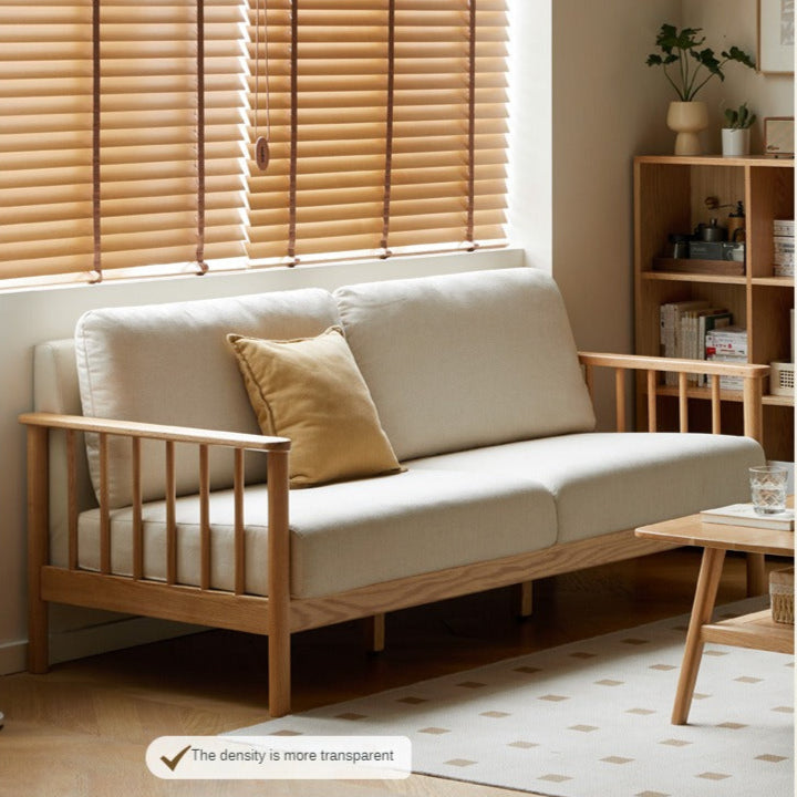 Oak Solid Wood Sofa Fabric.