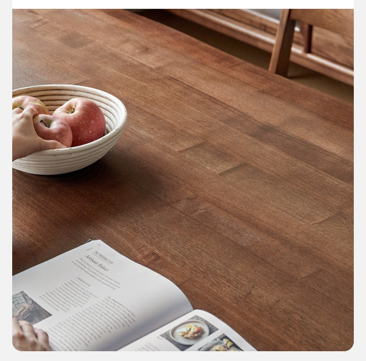 Ash Solid Wood Large Edge Table Dining