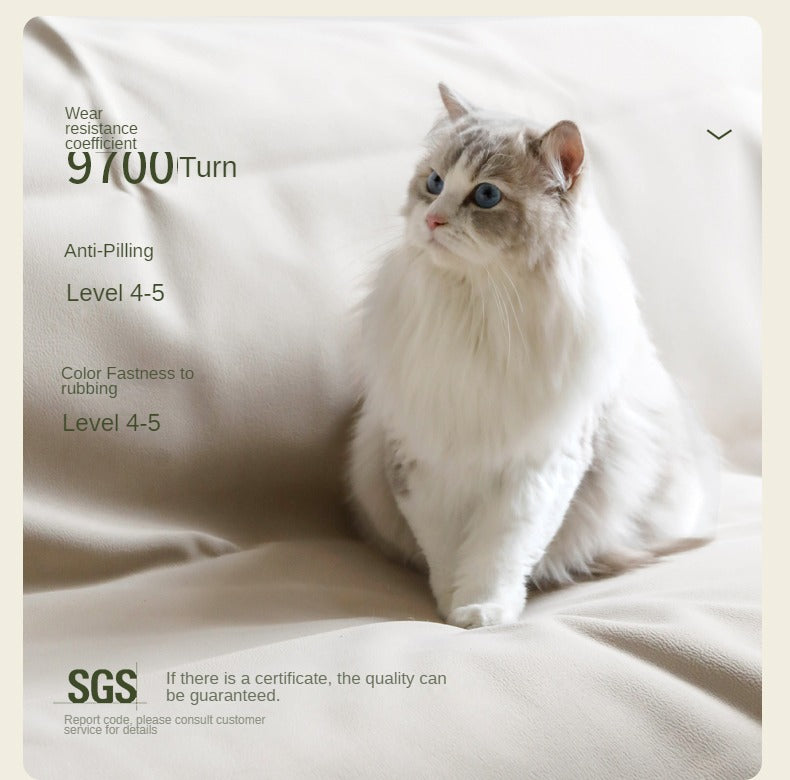 Cherry Solid Wood Soft Retro Bed