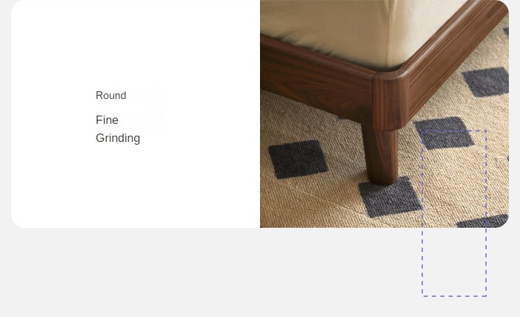 Sandalwood , Black Walnut, Oak Solid Wood First Layer Yellow Cowhide Leather,Technical Cloth