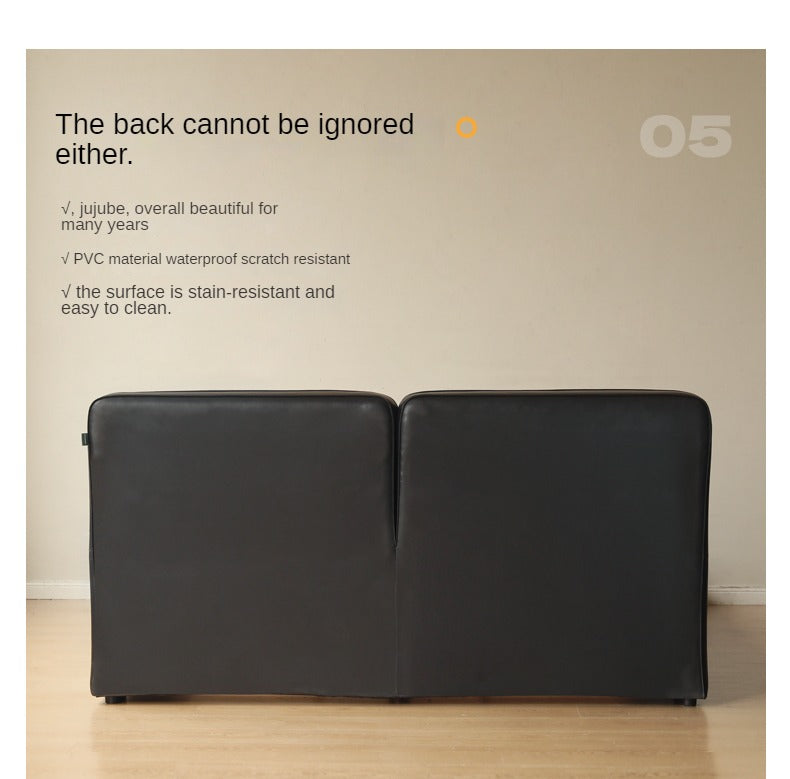 First Layer Of Yellow Cowhide Black Bed