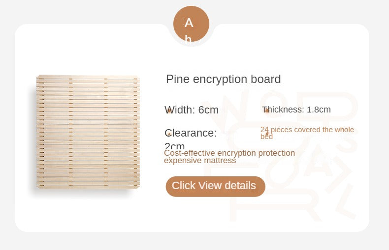 Oak, Rubber Wood Solid Wood Cream Technical Fabric Suspended Box Storage Bed