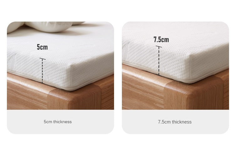 Thai Latex Zero-Glue Mattress Antibacterial and Anti-Mite Soft Mattress 7.5CM, 5CM