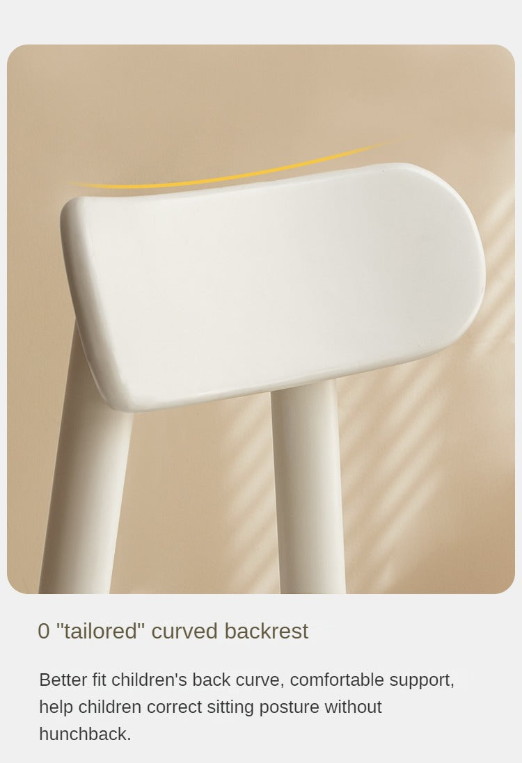 Oak, Birch Solid Wood Lift Kid's Chair White.