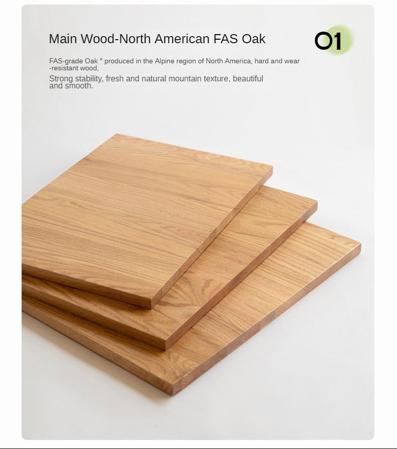 Oak Solid Wood Softpack Makeup Stool