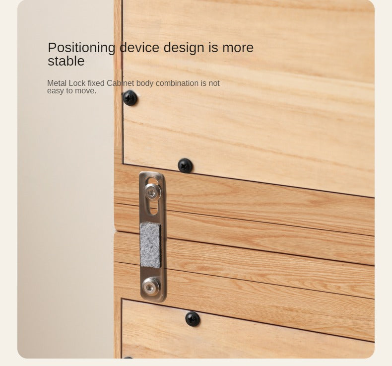 Oak, Ash Solid Wood TV Cabinet Modern Free Combination Storage Bookcases