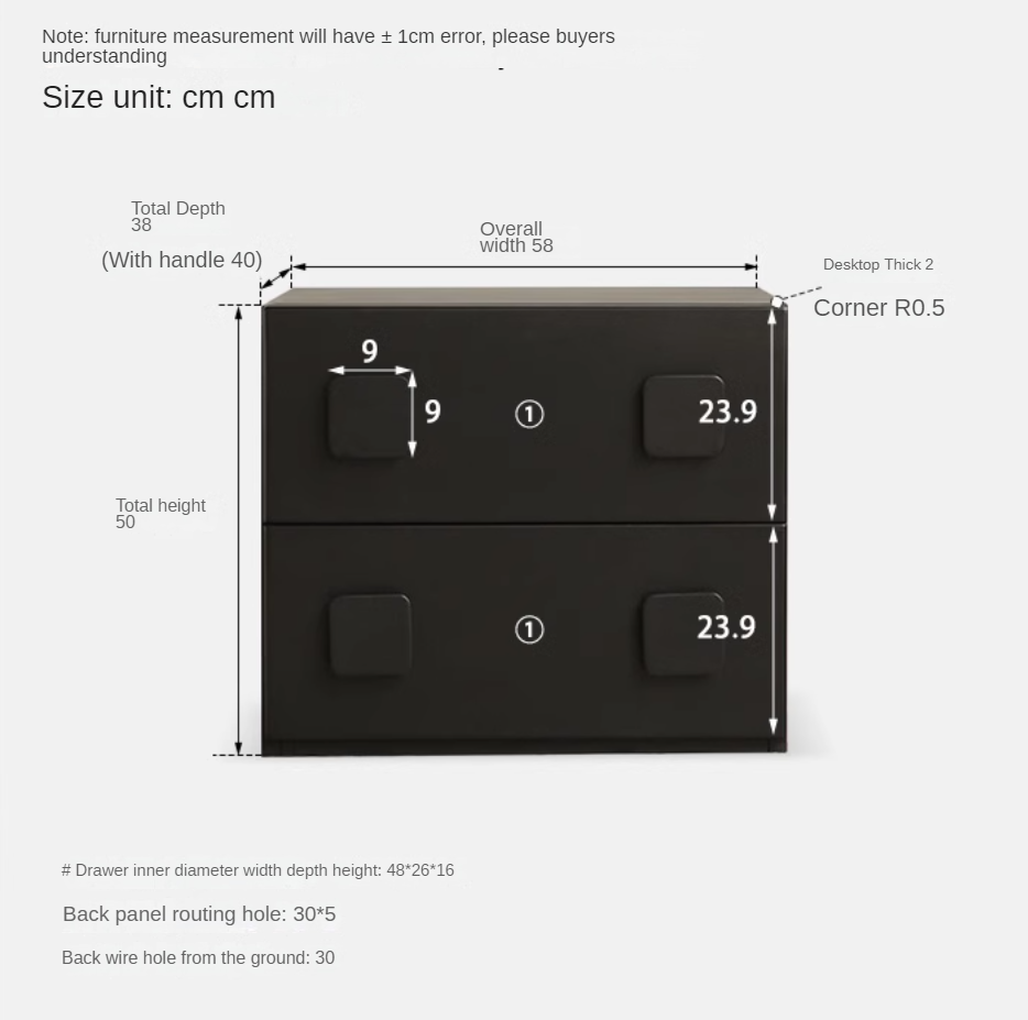 Poplar Solid Wood TV French Retro Floor Module Combination Side Cabinet.