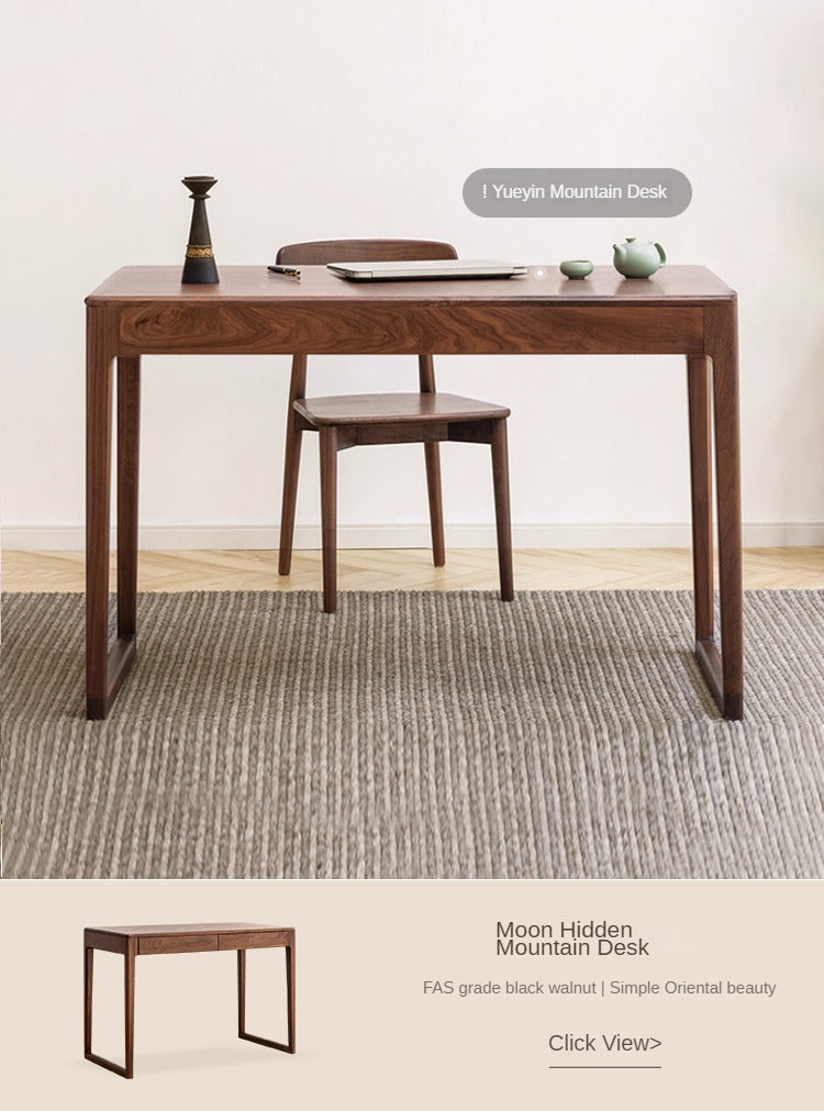 Black Walnut, Ash Solid Wood Dining Chair