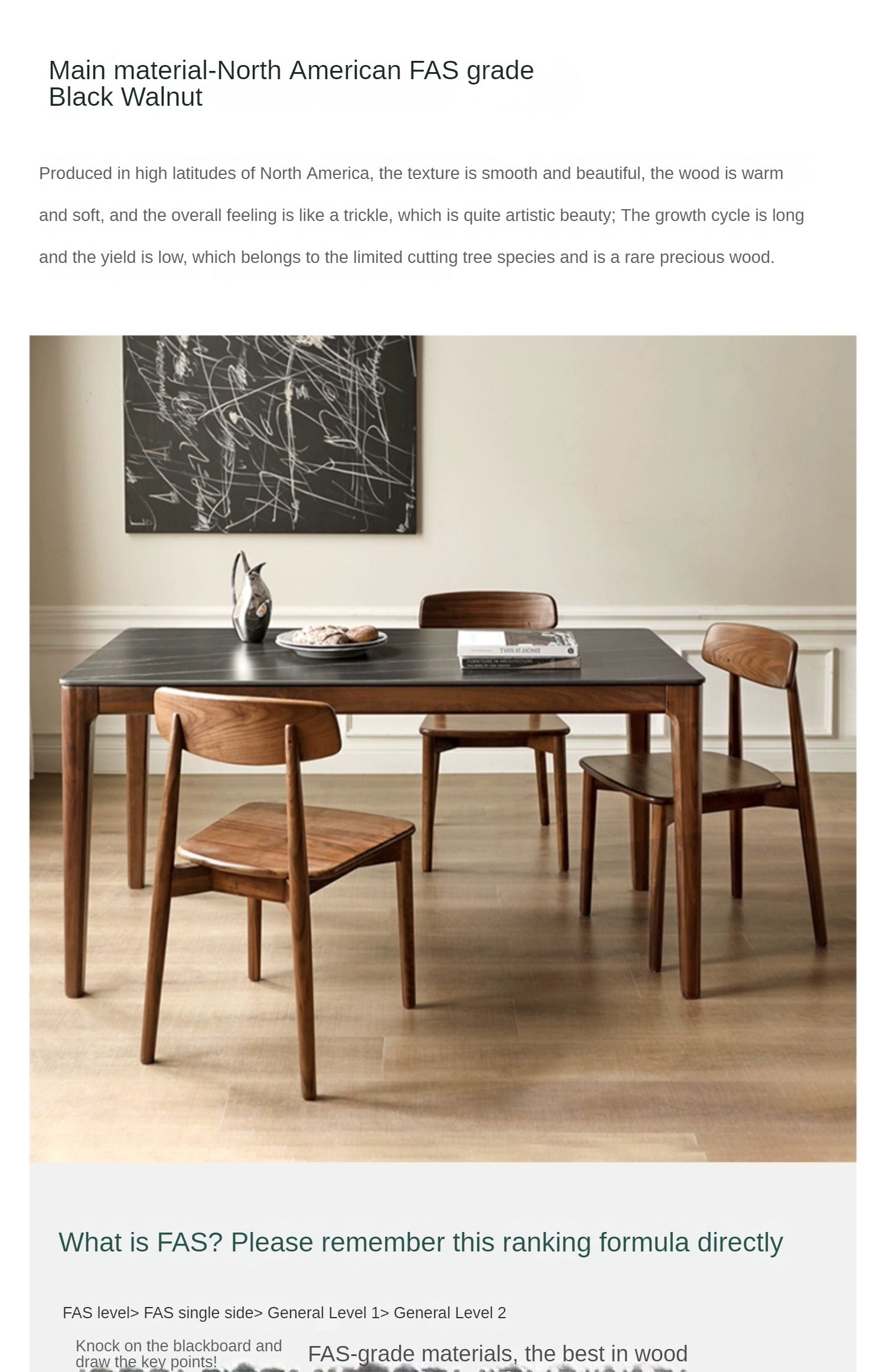 Black Walnut Dining Tables With Slate Top