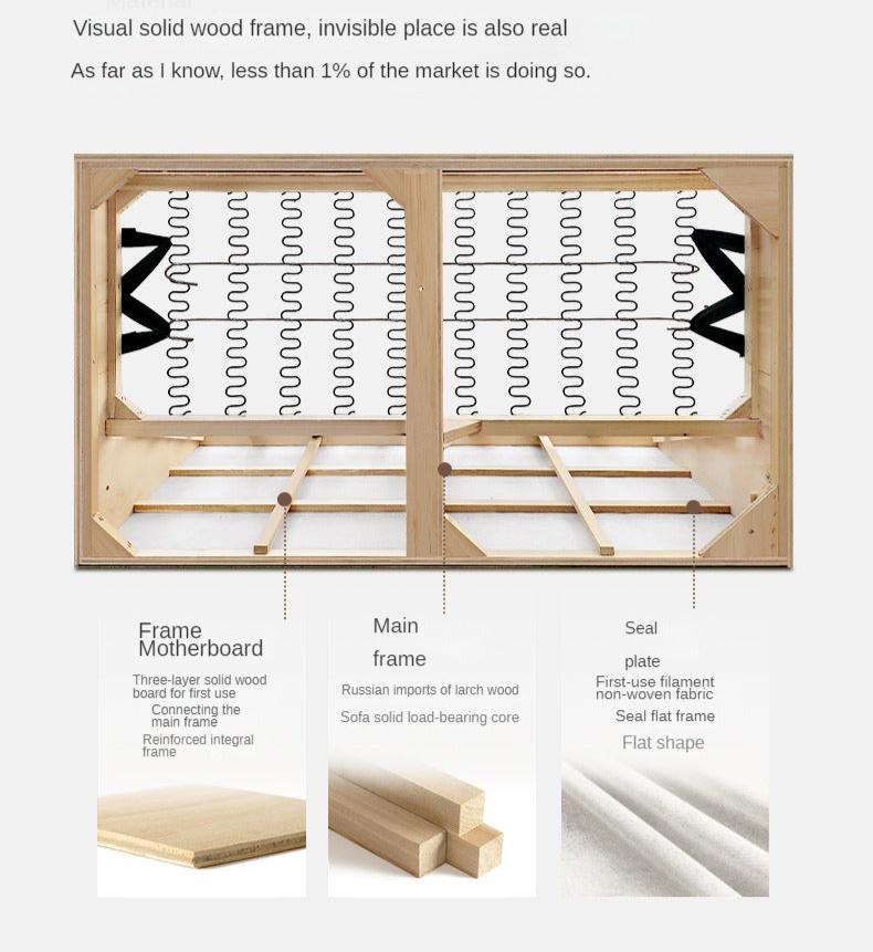 Leather Electric Italian Zero Wall Black Leather Sofa.