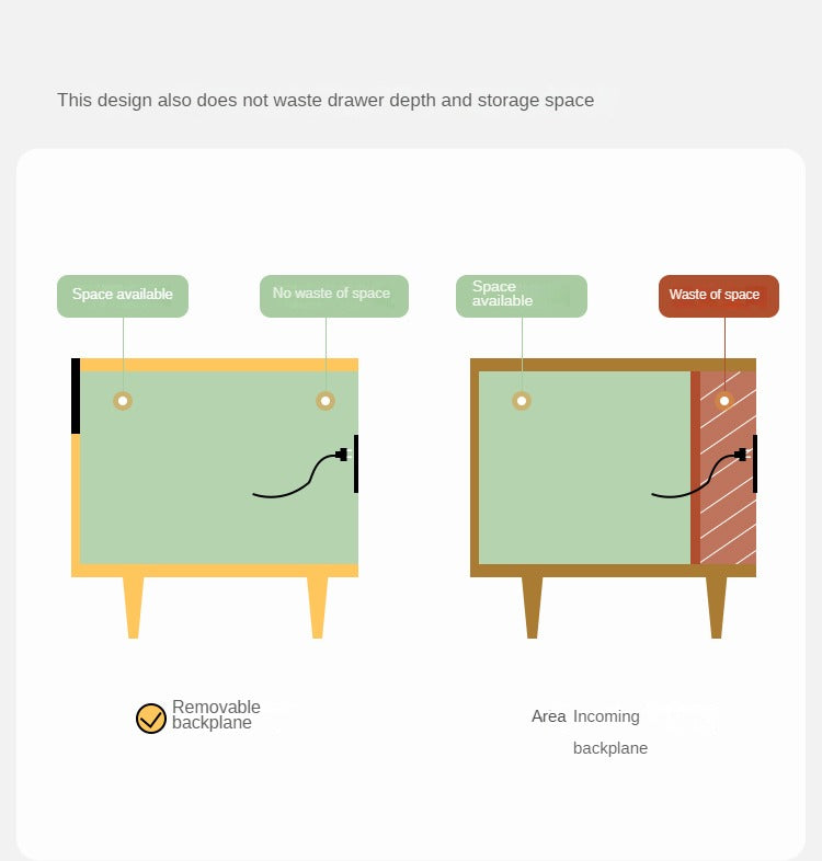 Ash Solid Wood Floor Modern Rock Board TV Cabinet.