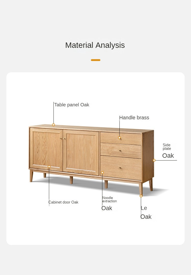 Oak Solid Wood Classic Sideboard