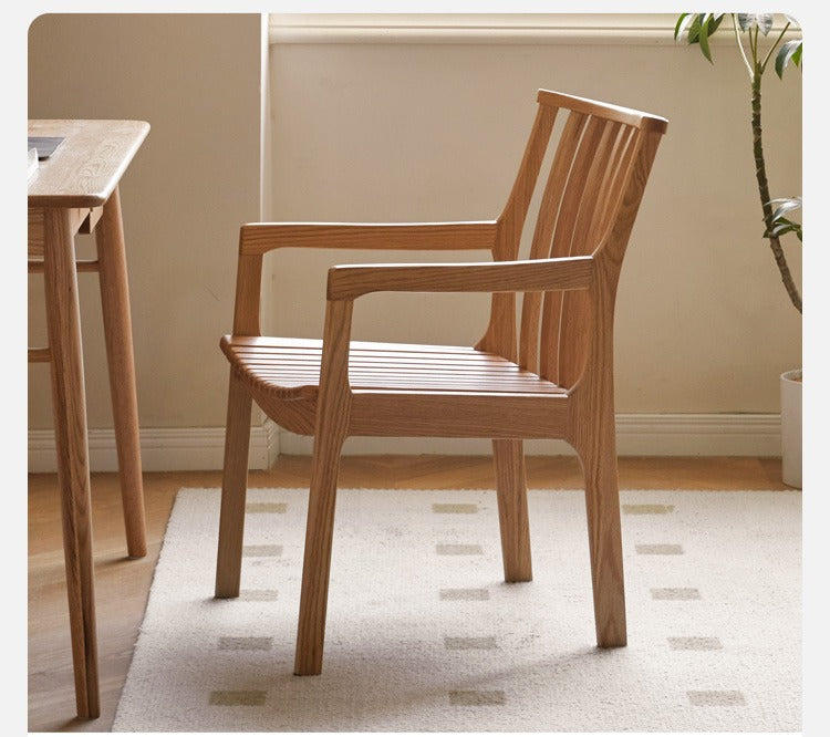 Cherry, Ash, Oak, Beech Solid Wood Book Chair Comfortable Soft Back Chair