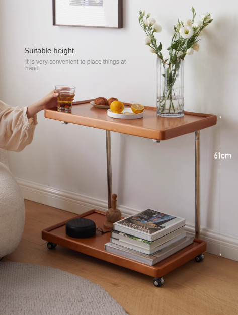 Beech, Ash, Oak, Cherry, Poplar Solid Wood C-type Side Table Modern