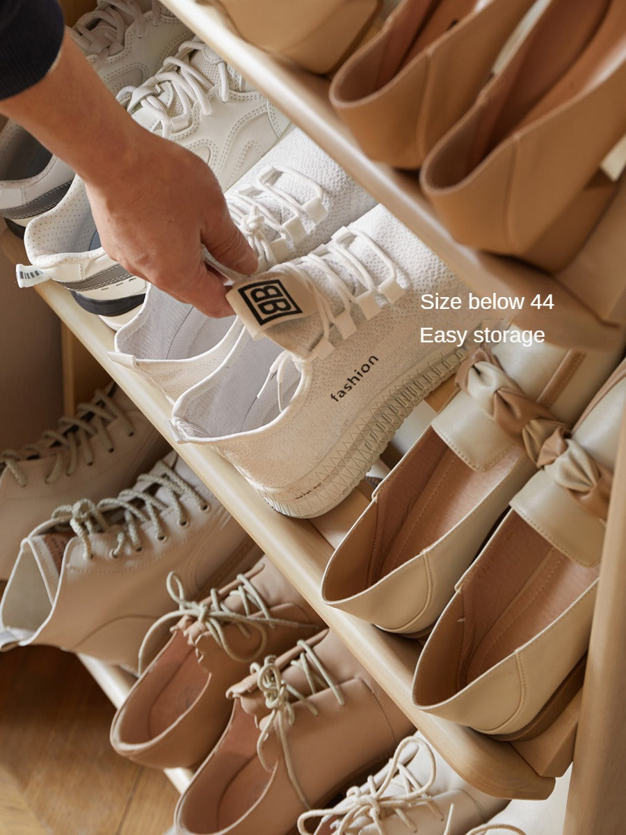 Birch, Beech Solid Wood Multi-Layer Ultra-Thin Shoe Racks