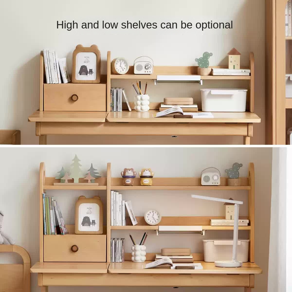 Beech Solid Wood Children's Study Table.