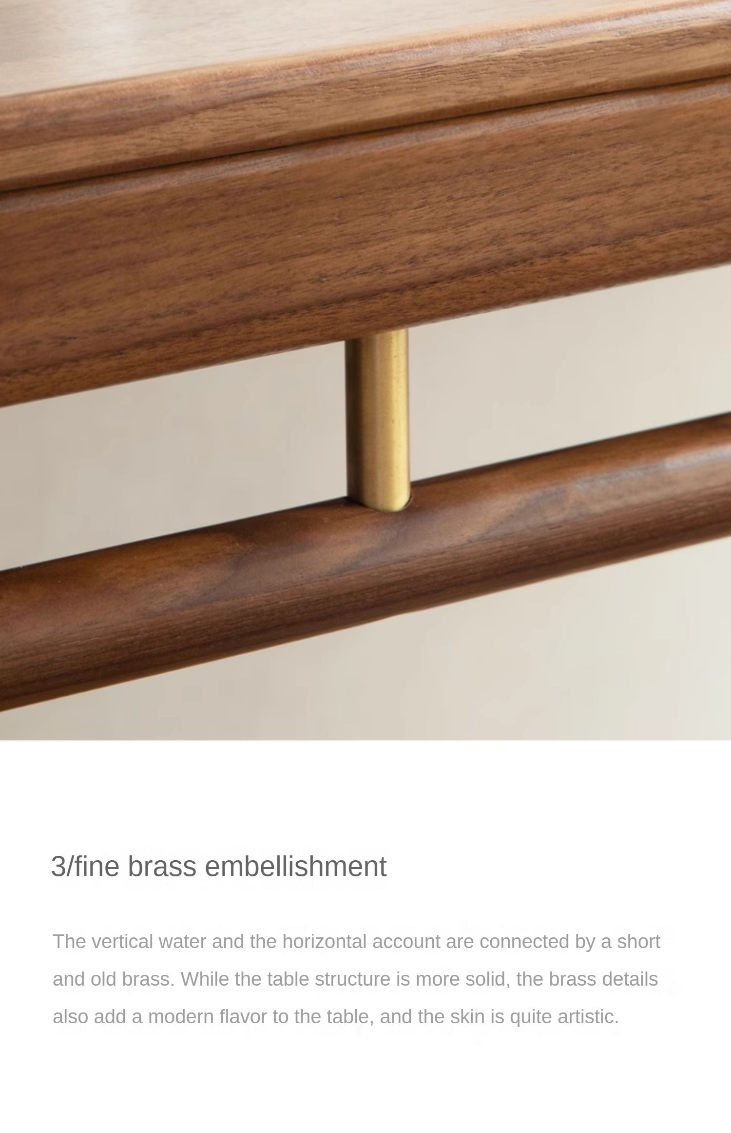 Black Walnut Solid Wood Rectangular Dining Table