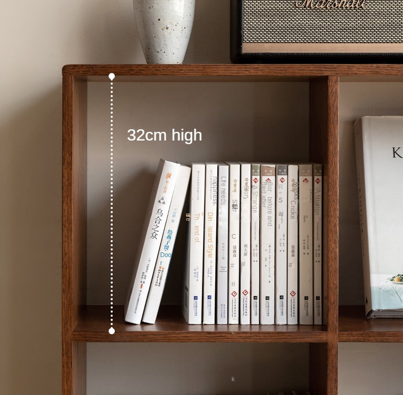 Oak, Beech Solid Wood Free Combination Bookshelf