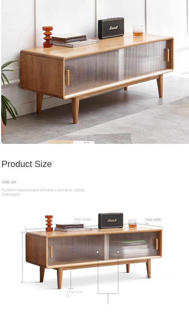 Oak Solid Wood Various Styles TV Stand Small Size