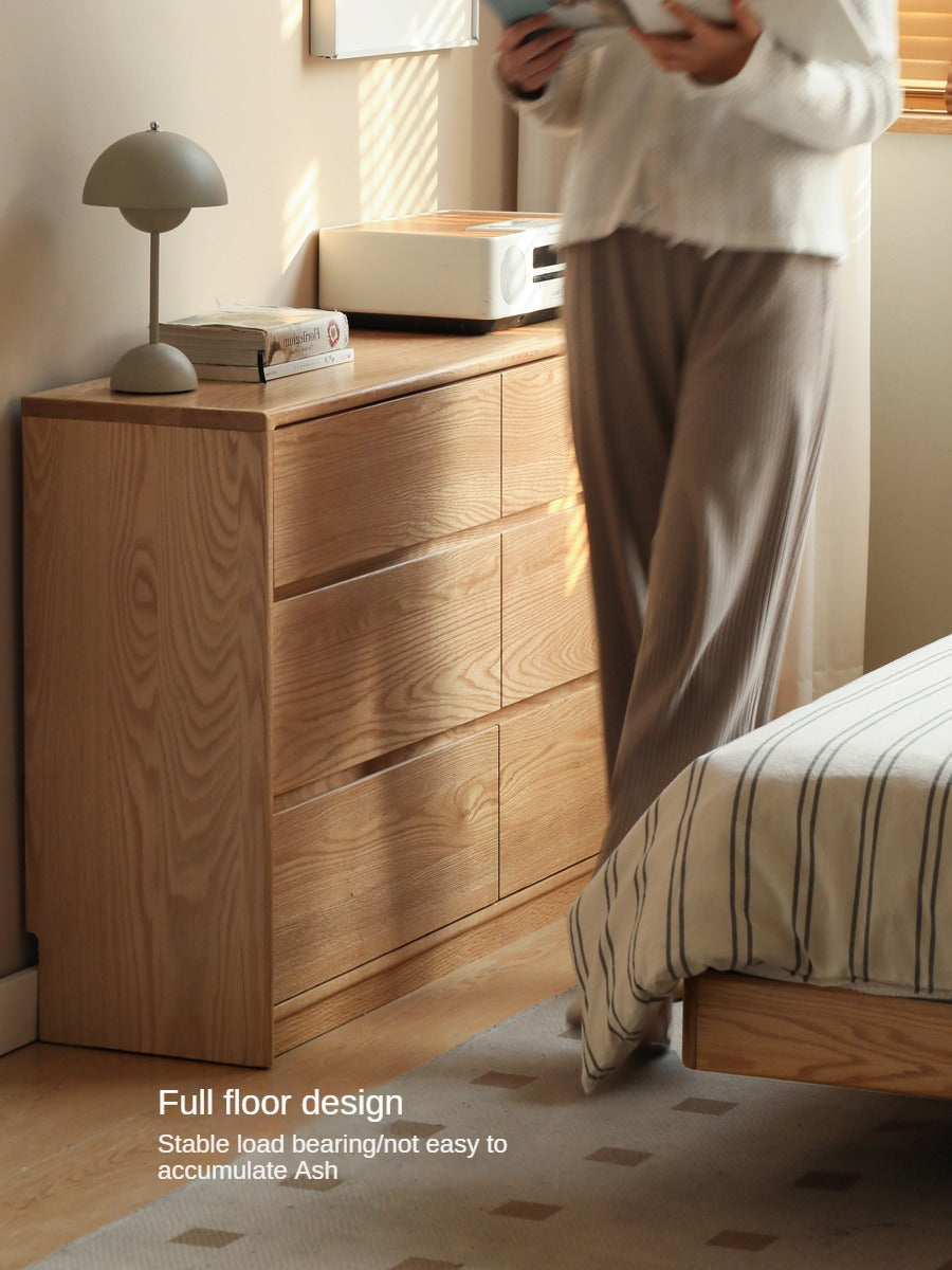 Oak Solid Wood Ultra Narrow Dressing Table