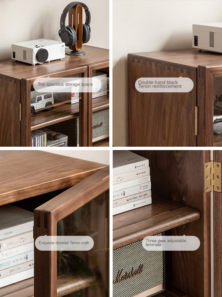 Black Walnut, Ash Solid Wood Dining Sideboard