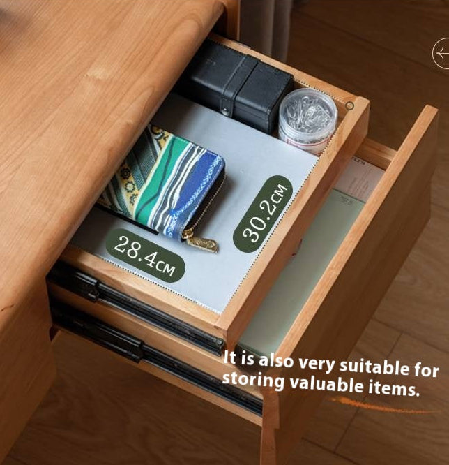 Cherry Solid Wood Retro Style Vanity Table.