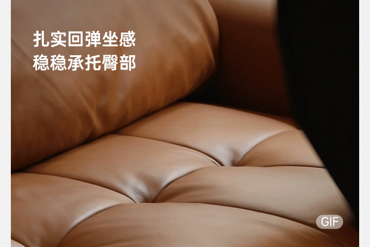 Modern Italian-Style Genuine Leather Sofa