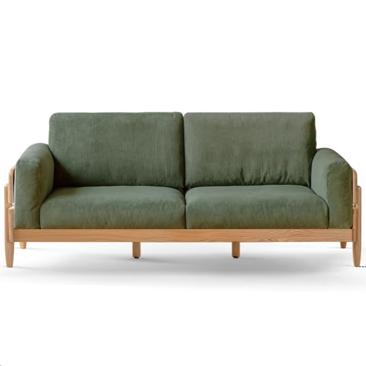 Cherry, Oak Solid Wood Antique Style Sofa.