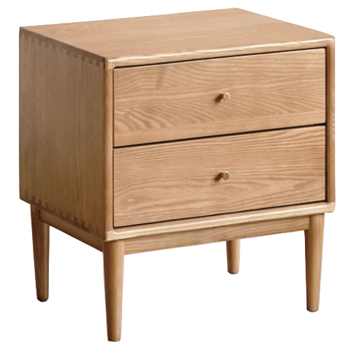 Ash, Cherry Solid Wood Modern Simple Nightstand