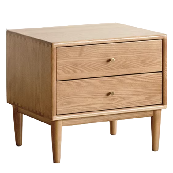 Ash, Cherry Solid Wood Modern Simple Nightstand