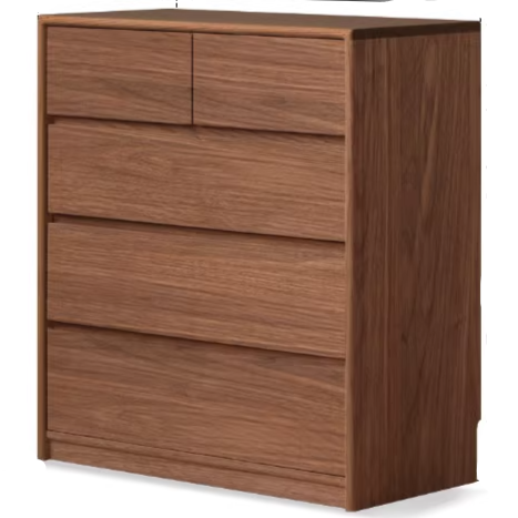 Oak, Black Walnut Solid Wood Storage Drawer