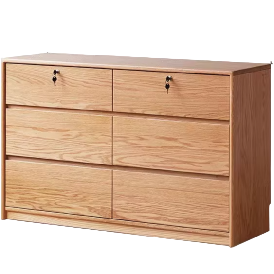 Oak, Black Walnut Solid Wood Storage Drawer
