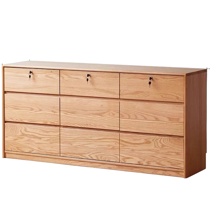 Oak, Black Walnut Solid Wood Storage Drawer