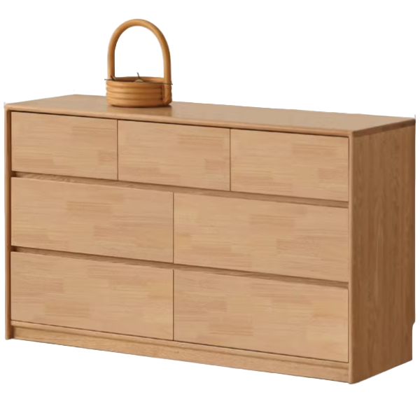 Oak, Black Walnut Solid Wood Storage Drawer