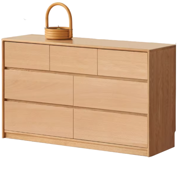 Oak, Black Walnut Solid Wood Storage Drawer