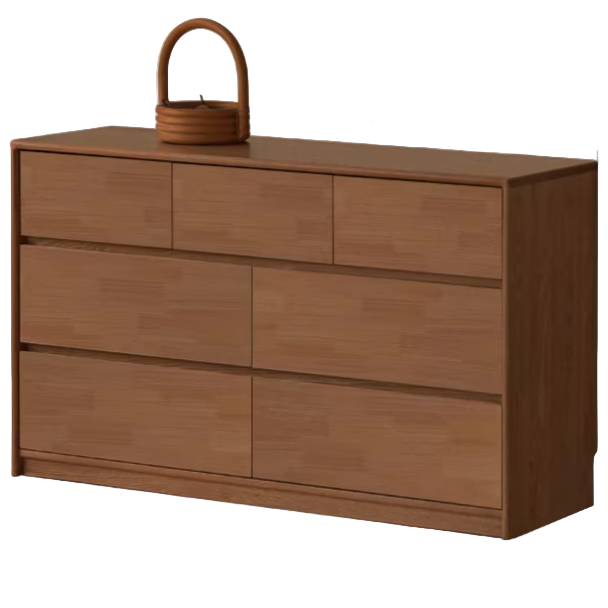 Oak, Black Walnut Solid Wood Storage Drawer