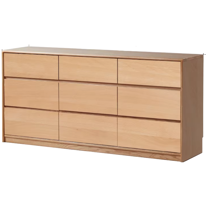 Oak, Black Walnut Solid Wood Storage Drawer