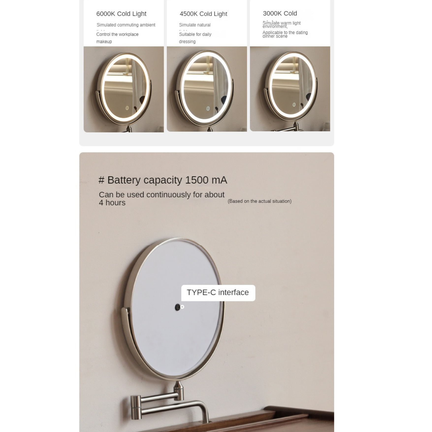 Black Walnut Solid Wood Dressing Table.