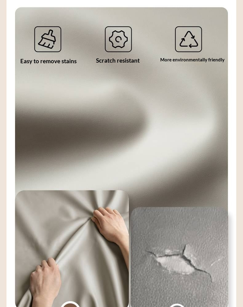 Organic leather Iron Light Luxury Soft Backrest Chair