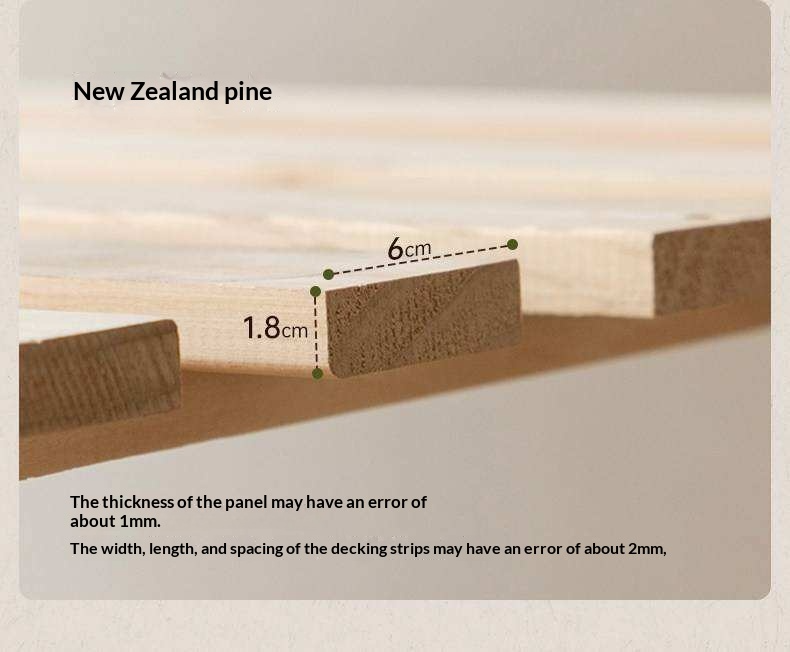 Poplar Solid Wood Bed with French Retro Style and Large Off-the-Floor Box Design