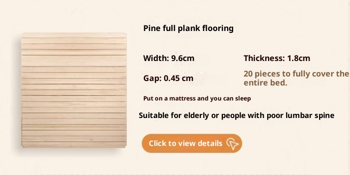 Poplar Solid Wood Windsor Bed, Retro Vintage Style