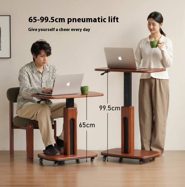 Tulipwood Solid Wood Lifting Medieval Style Side Table