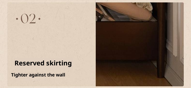 Poplar Solid Wood Box Bed, French Retro Style