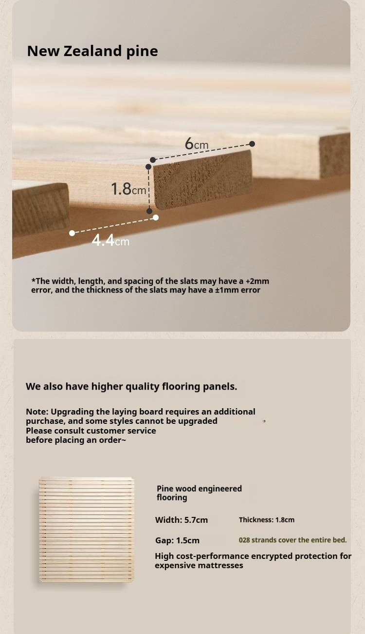 Black Walnut Solid Wood Italian Light Luxury Retro Storage Box Bed