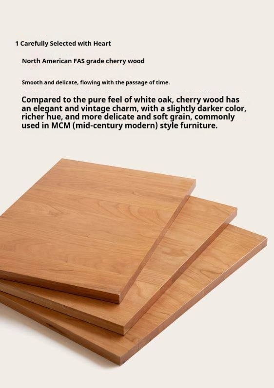 Cherry Wood FAS Grade Office Desk with Drawers