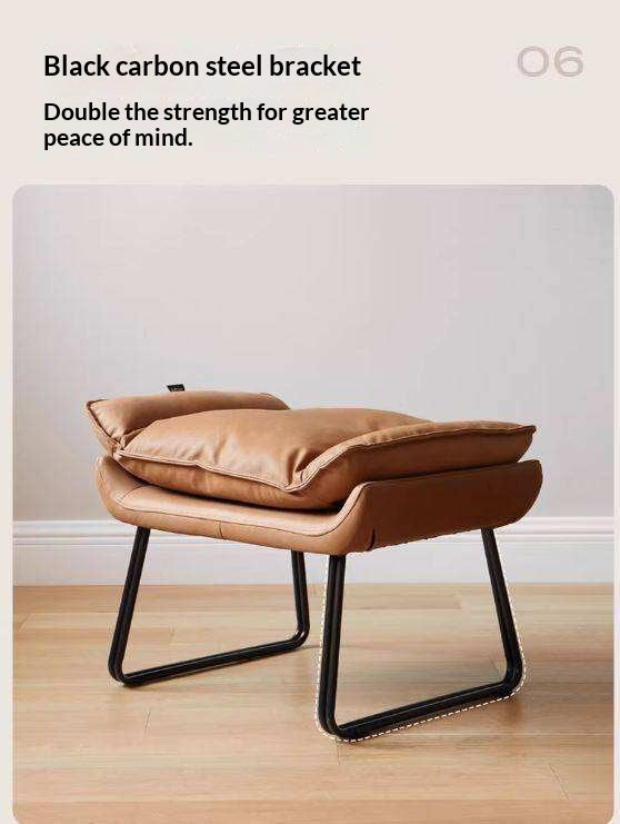 Oak Solid Wood, Fabric Sofa Footstool, Changing Stool