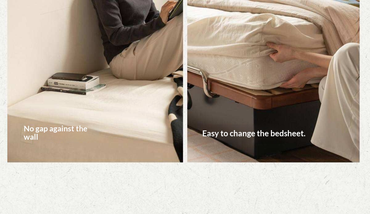 Poplar Solid Wood Soft Suspended Box Bed