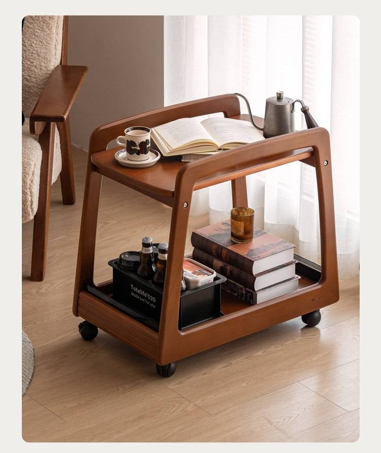 Poplar Solid Wood Antique Style Side Table